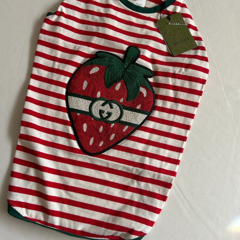 GUCCI GG logo DOG T-shirt 697538 size L